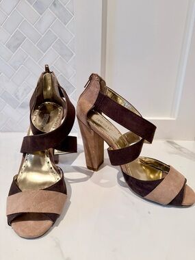 Strappy Block-Heel Sandals